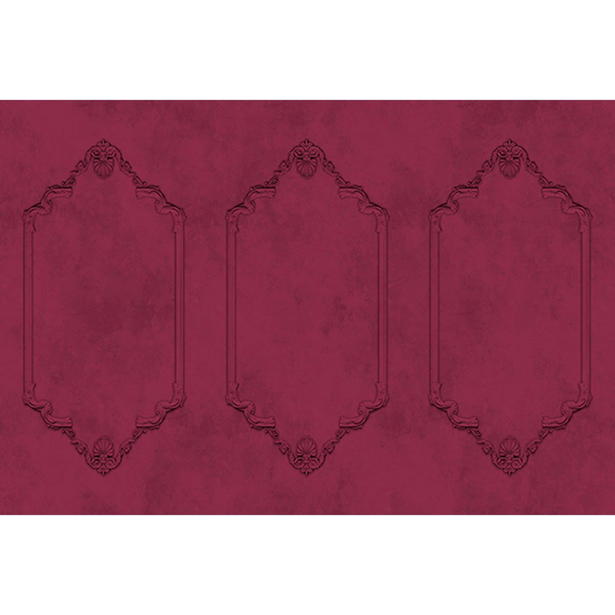 Tadessi Fototapete Barock M1-No.60582 Digitaldruck Tapete Lila Schwarz - Stuck Tapete