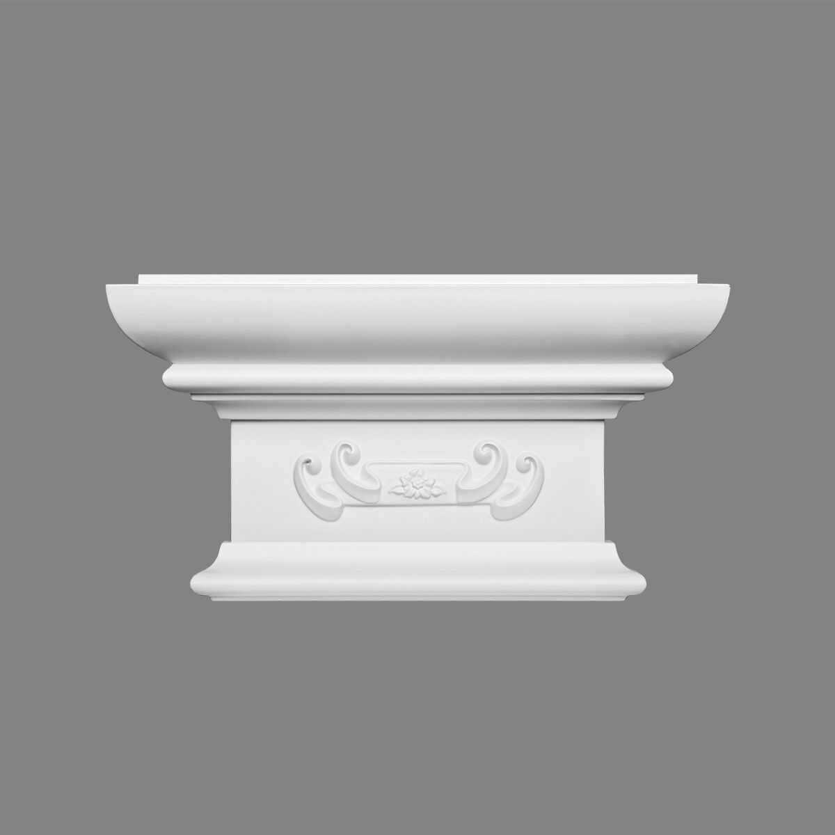 Mardom Pilaster Kopf D3503 Profoam 317 x 80 x 168 mm Weiß kombinierbar mit Pilaster D1515, D1516