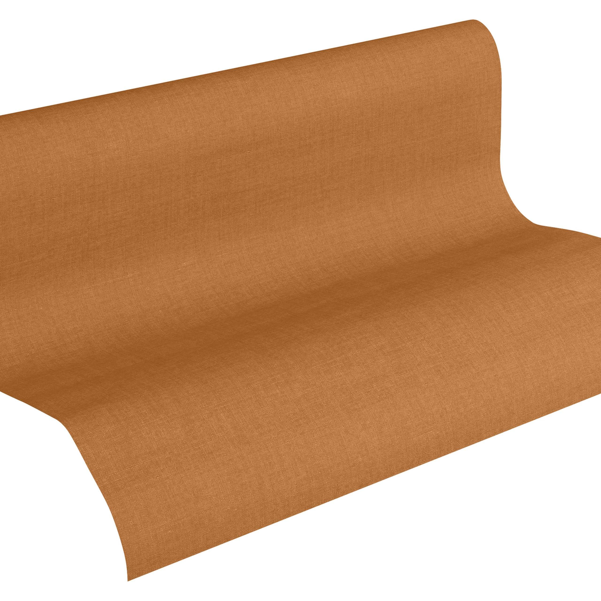 A.S. Creation | Exotic Life | 360939 | Vliestapete | Einfarbig | Uni | 0.53 x 10.05 m | Orange