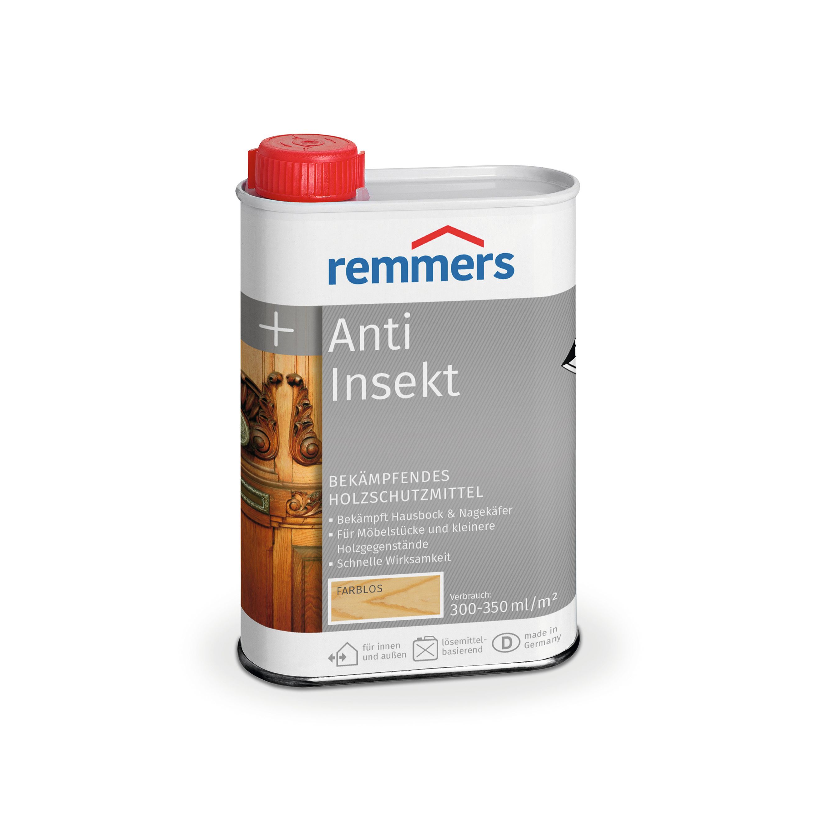 Remmers Anti-Insekt | Holzschutzmittel | Lösemittelbasis | 250 ml