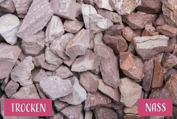 Savannen Splitt 5 - 16 mm Edelsplitt Kalkstein Naturstein Rot Braun Garten Steine GSH