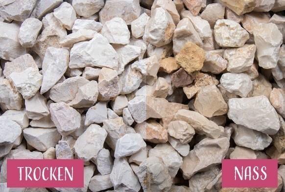 Jura Splitt 2 - 5 mm Edelsplitt Kalkstein Naturstein Beige Garten Steine Kies GSH