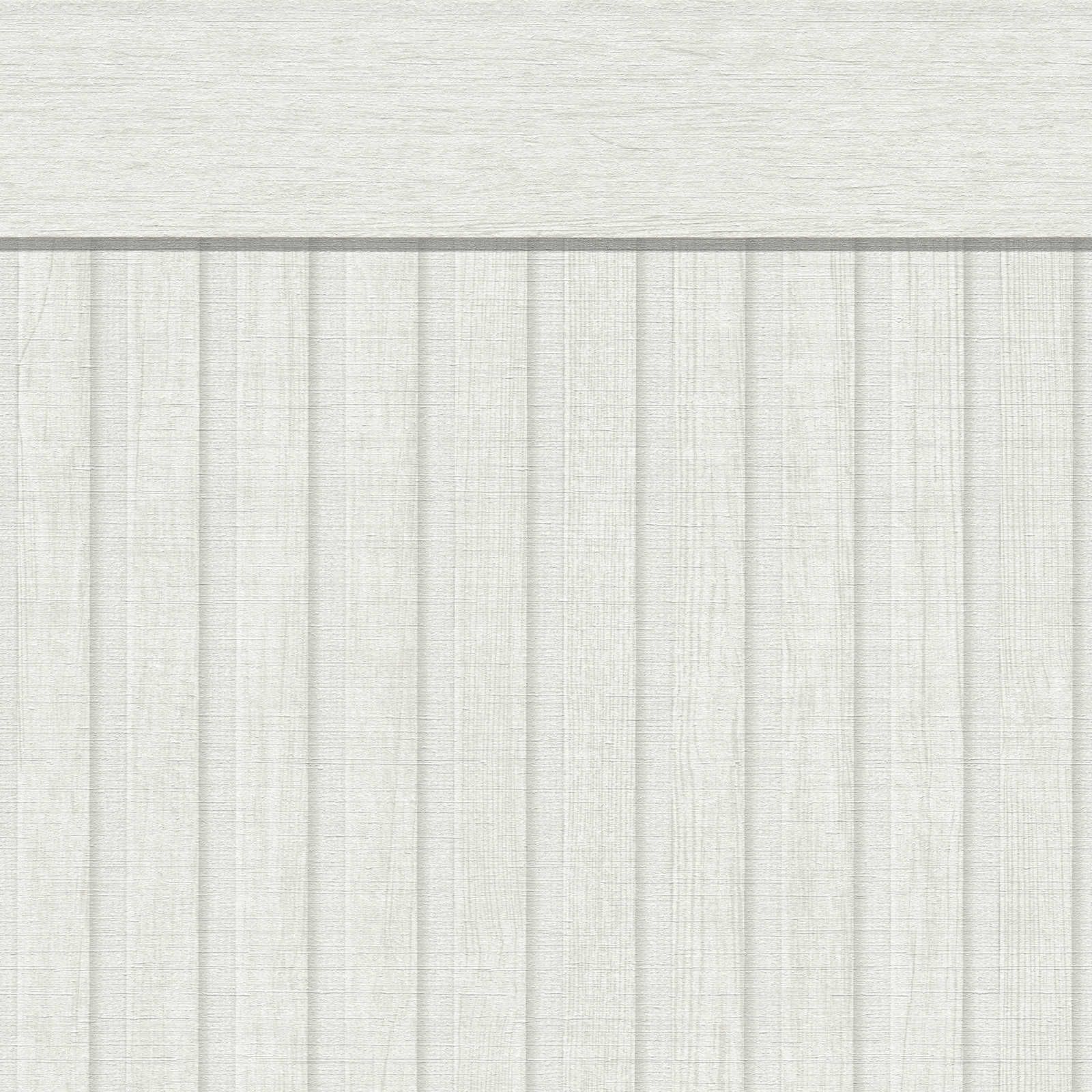 A.S. Creation | Wallpanel | Holzpaneele | 397443 | Vliestapete | Streifen | 5.00 m x 1.06 m | Grau