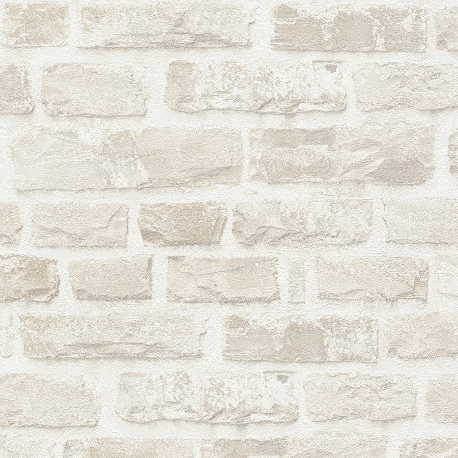 A.S. Creation | Natural Living | 386373 | Vliestapete | Steinoptik | 10.05 x 0.53 m | Beige