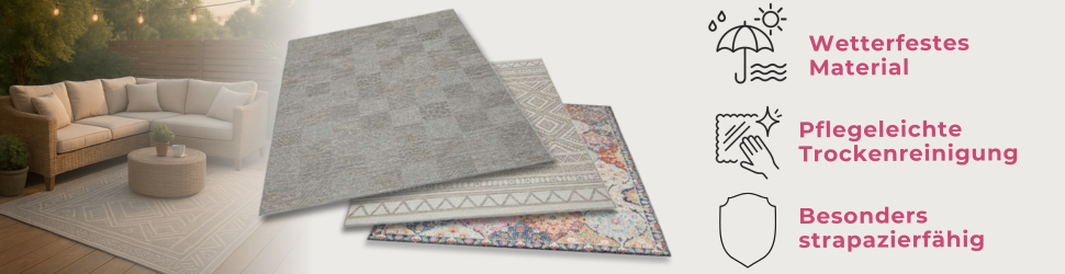 Vorteile Outdoor Teppiche
